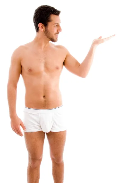 Model mężczyzna młody bielizna — Zdjęcie stockowe