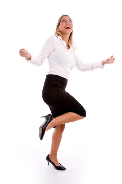 Uccessful business woman posing — стоковое фото