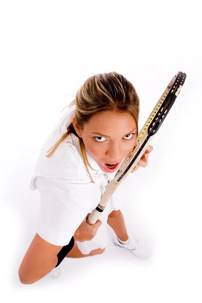 Giovane tennista femminile — Foto Stock
