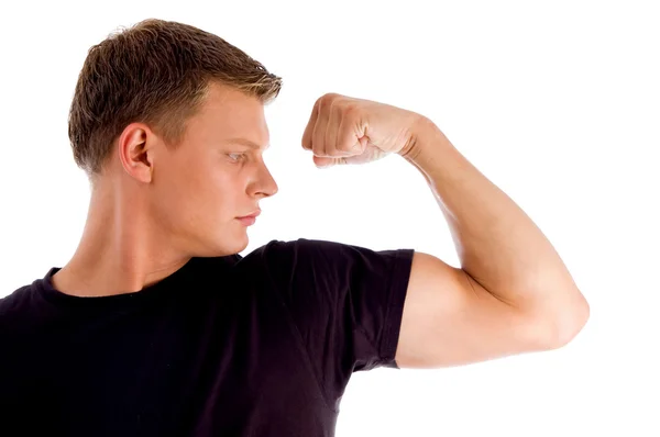 Posando muscular masculino — Fotografia de Stock