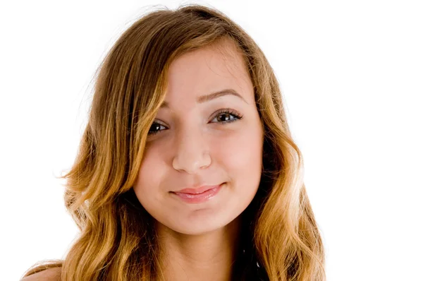 Close up of smiling teenager girl — Stock Photo, Image