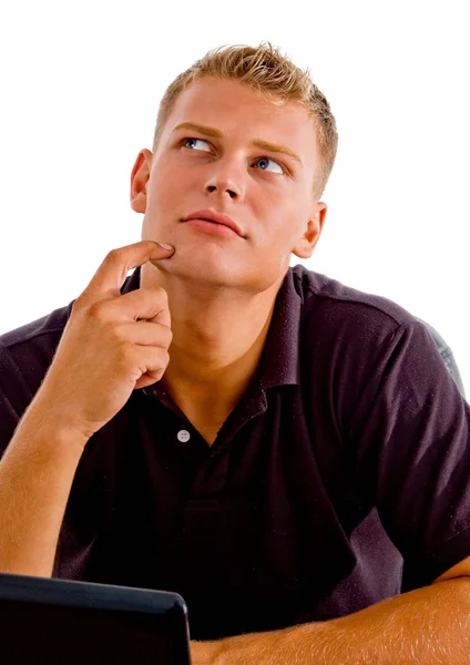 Young manager thinking — Stock Photo, Image