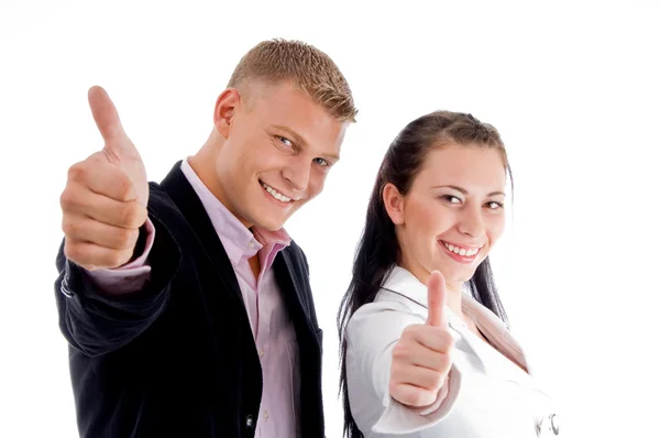 Portrait of smiling business partners — Stock Photo, Image