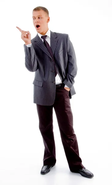 Adult manager looking sideways — Stock Photo, Image