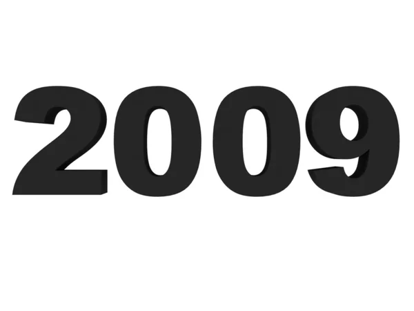 3d 2009 texto — Foto de Stock