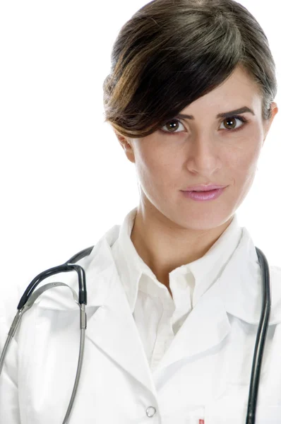 Portrét krásného ženského lékaře — Stock fotografie