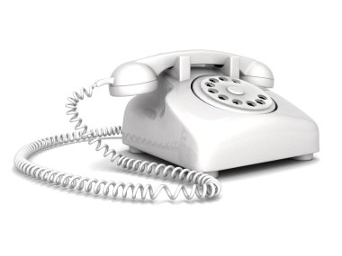 Old style phone clipart