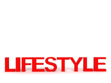 Alphabets of lifestyle clipart