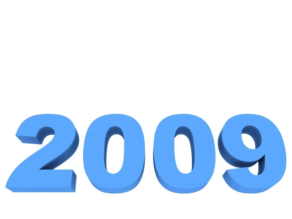Tekst 2009 — Zdjęcie stockowe
