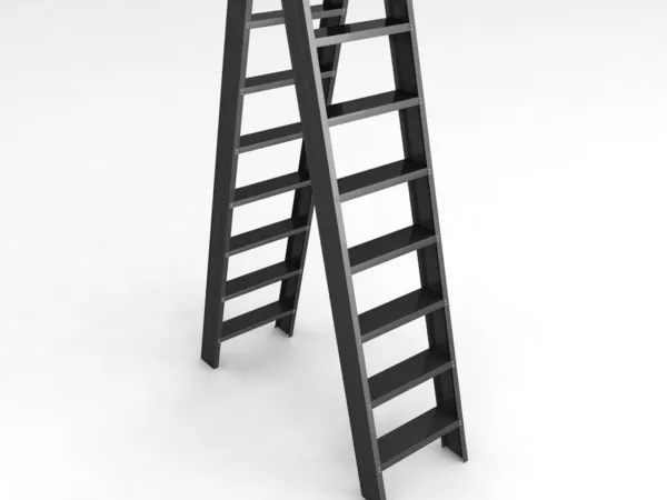 Rendering ladder — Stock Photo, Image