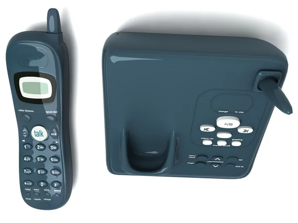 3d cordless phone — Stock Photo, Image