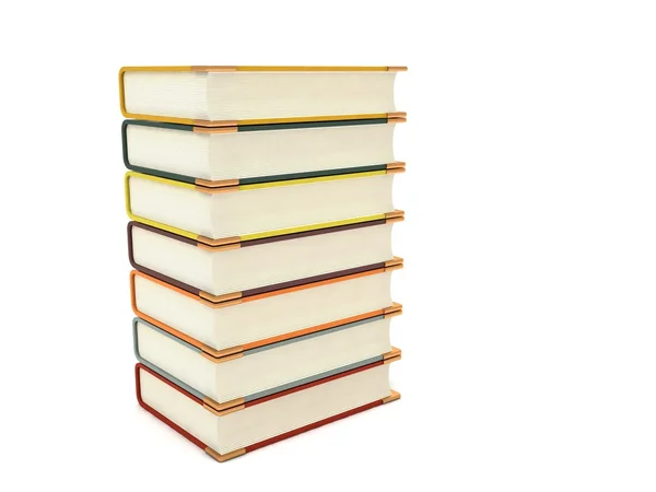 3d pileup books — Stock Photo, Image