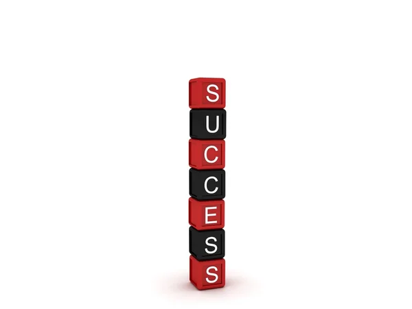 Palavra de sucesso em blocos — Fotografia de Stock
