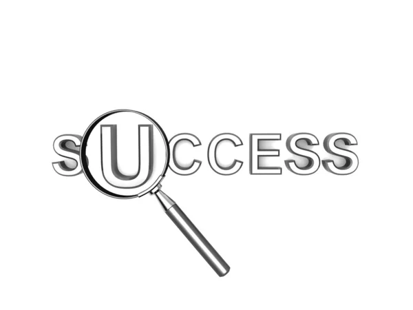 Testo di successo 3d — Foto Stock