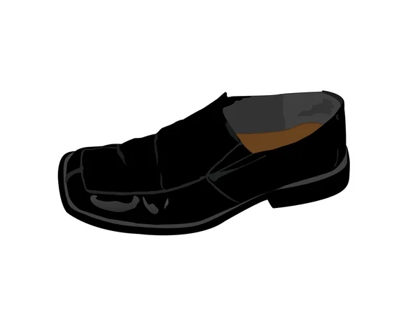 Lederen schoen — Stockfoto