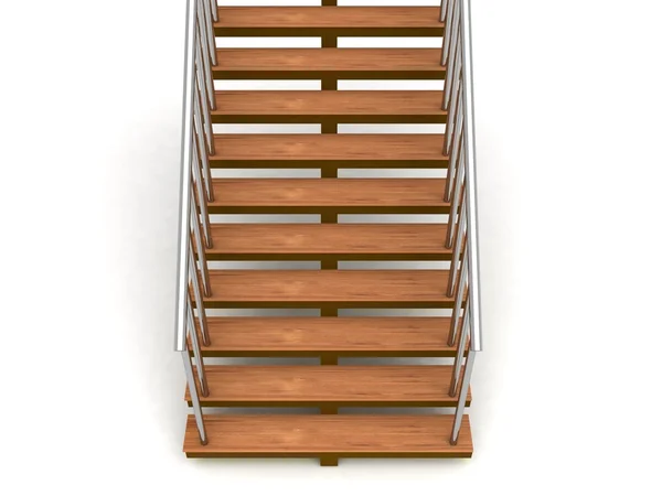Escalera renderizada — Foto de Stock