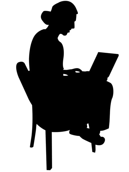Man sitting on chair — Stock Photo, Image