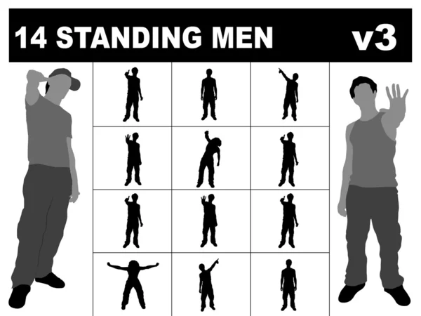 Homens de pé — Fotografia de Stock