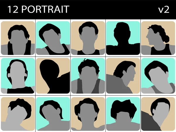 Portretul bărbaților — Fotografie, imagine de stoc