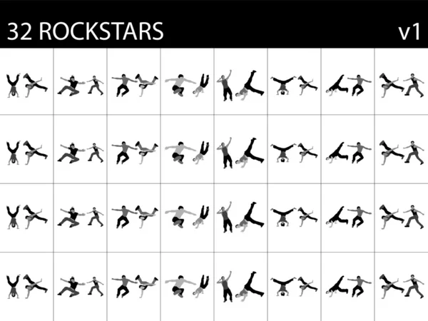 Rockmusiker — Stockfoto