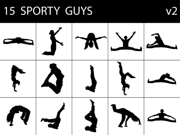 Sporty giovani uomini — Foto Stock