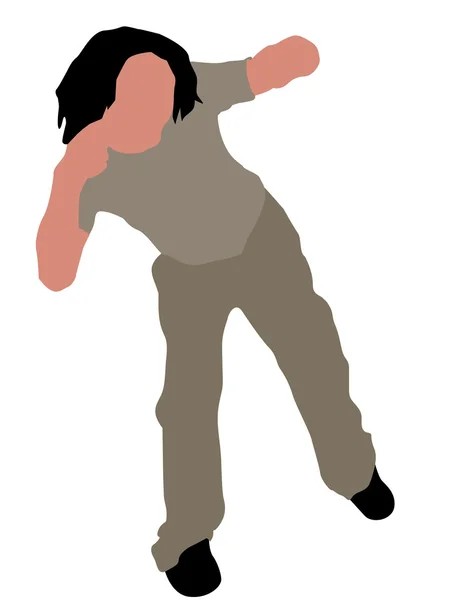 Танцующий мужчина — стоковое фото