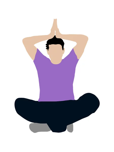 Meditující pozice — Stock fotografie