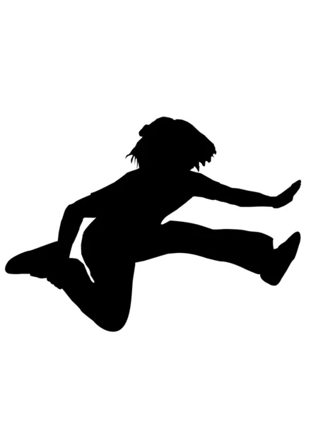 Mladý muž ve vzduchu — Stock fotografie