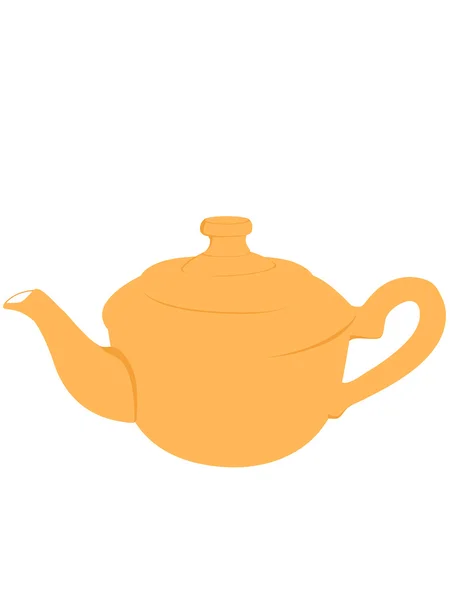 Dzbanek do herbaty porcelanowe — Zdjęcie stockowe