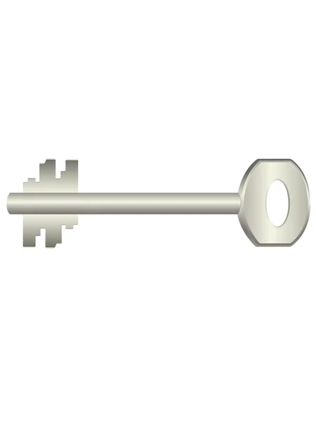 Metalliska nyckel — Stockfoto