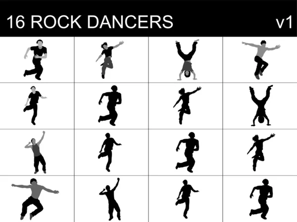 Coole Tanzpositionen — Stockfoto