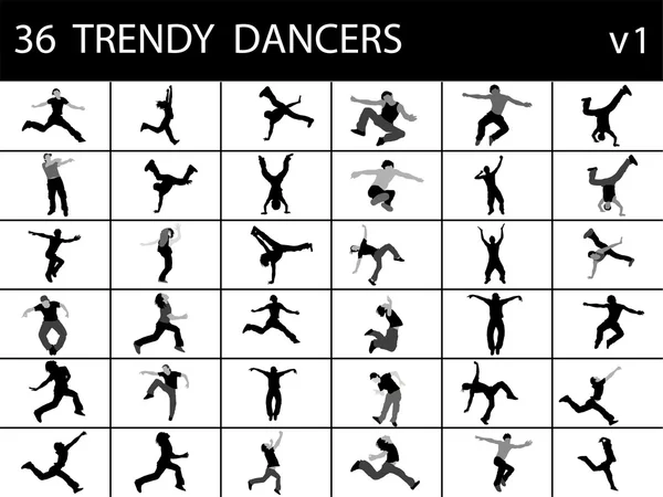 Modern táncosok — Stock Fotó