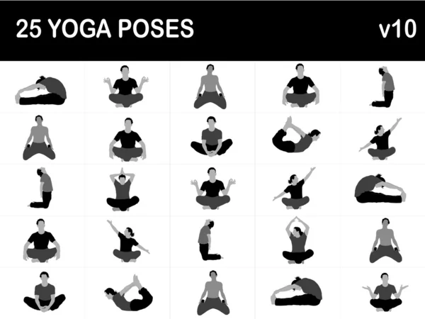 Hommes faisant du yoga — Photo