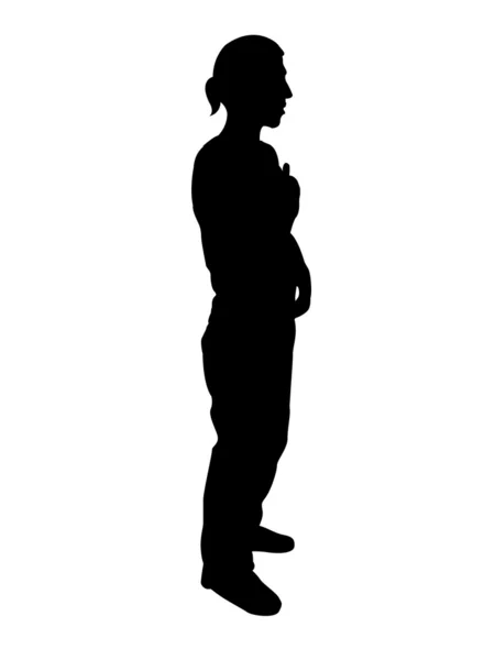 Side view of male standing — Stock Photo, Image