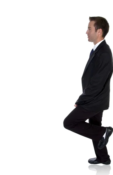 Side view of businessman posing — Stock Photo, Image