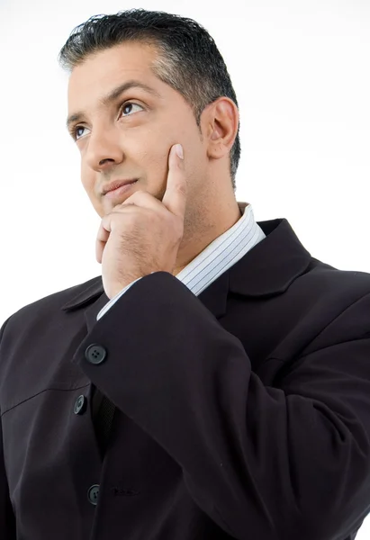 Portrait of thinking businessman — Stock Photo, Image