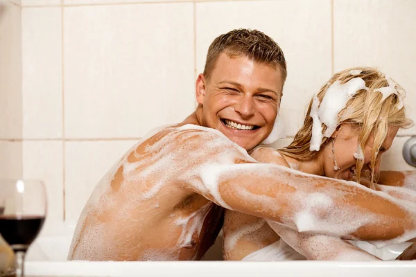 Czas na kąpiel erotyczna — Zdjęcie stockowe