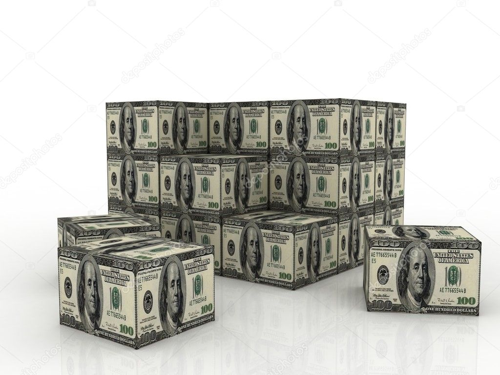 Stack of dollar boxes