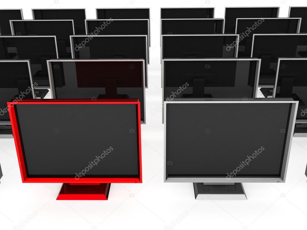Series of 3d flat screen televisions