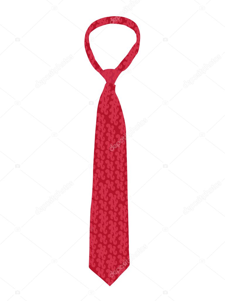 Neck tie with knot