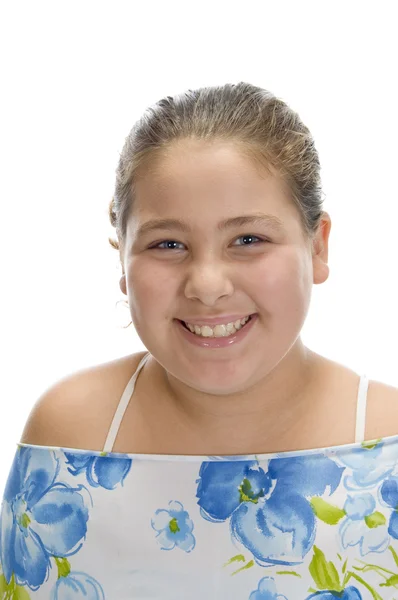 幸せな若い女の子の portriat — ストック写真
