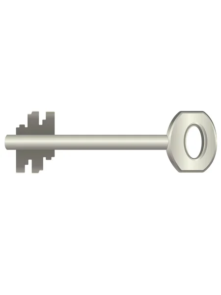 Metalen sleutel — Stockfoto