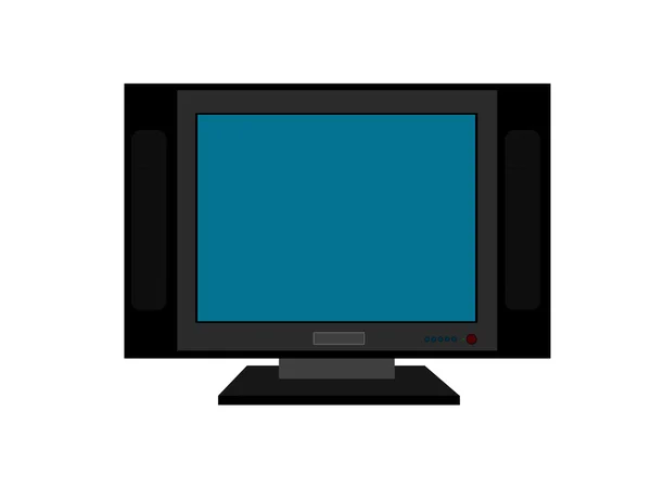 Телевізор з плоским екраном — стокове фото