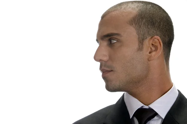 Side view of handsome young executive — Stock Photo, Image