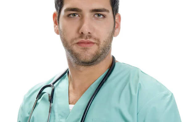 Pohledný mladý zdravotník — Stock fotografie