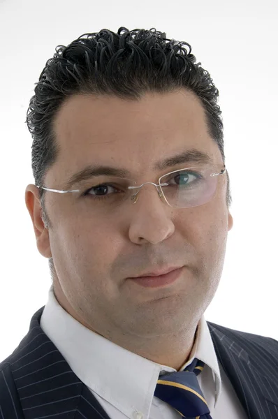 Uomo d'affari caucasico con eye-wear — Foto Stock