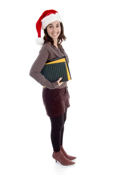 Female student with study material — Stock Photo, Image
