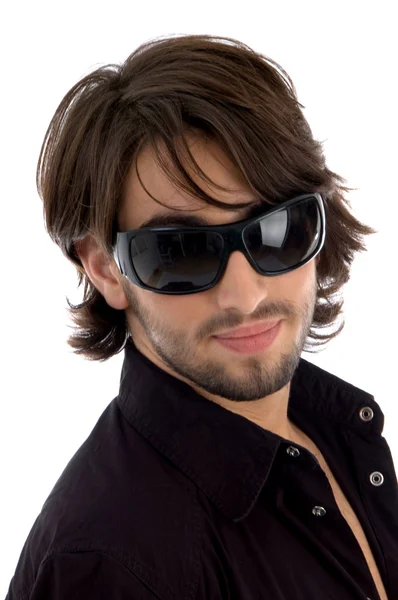 Modelo guapo con gafas de sol — Foto de Stock