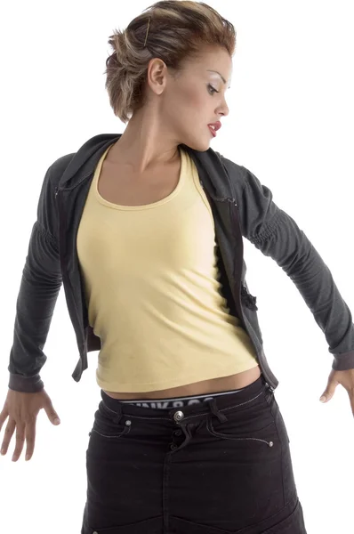 Posing attractive young woman — Stock Photo, Image