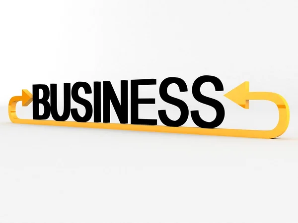 3 d ビジネス本文の矢印 — ストック写真